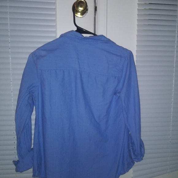 Blue button down shirt/jacket - Picture 2 of 3